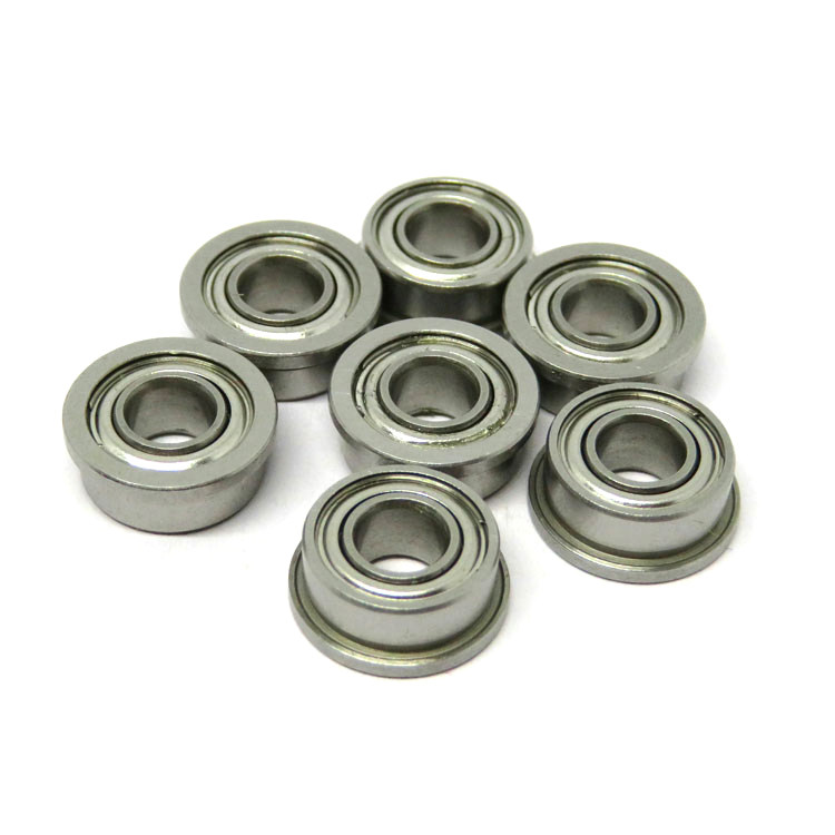 SMF83zz Inox Flanged Ball Bearing SMF83-2RS stainless steel bearing 3x8x3mm